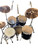 Used Mapex 5PC COMPLETE W/CYMBALS /HARDWARE Drum Shells and Hardware Blue 41136-S000159132 View 5