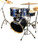 Used Mapex 5PC COMPLETE W/CYMBALS /HARDWARE Drum Shells and Hardware Blue 41136-S000159132 View 1