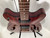 Used Washburn HB32 DMX Semi-Hollow Electric Guitar Red 6-String 40107-S000159897 View 5