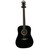 Used Johnson JG-555 BLK Laminate Top Acoustic Guitar Black 40009-S000319518 View 1