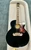 Used 2020 Epiphone EJ-200SCE/BK Laminate Top Acoustic Guitar Black 41131-S000014370 View 2