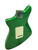 Used Fender METEORA Electric Guitar Green 6-String 41134-S000010648 View 5