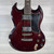 Used Vintage Double Cutaway Electric Guitar - Brown - Made in Japan 40112-S000185910 View 1