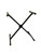 Used On-Stage Single X Keyboard Stand 41115-S000120342 View 1