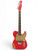 Used PARTSCASTER TELE T Type Electric Guitar Red 6-String 41130-S000013311 View 1