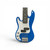 Used ZENISON JR BASS LEFTY Bass Guitar Blue 4-String 41130-S000013314 View 2