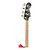 Used Squier JAGUAR BASS Bass Guitar Red 4-String 41130-S000013320 View 3