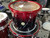 Used Ellis Drum Company 4 PC SHELL PACK RED FADE Drum Shell Kit Red 40111-S000198626 View 3