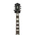 Used GR-335 LEFTY Semi-Hollow Electric Guitar Red 6-String View 2