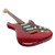 Used Fender DELUXE PLAYERS STRATOCASTER Super S Electric Guitar Red 6-String View 7
