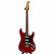 Used Fender DELUXE PLAYERS STRATOCASTER Super S Electric Guitar Red 6-String View 2