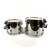 Used Pearl Export Series 4 piece Drum Shell Kit Silver/Gray 41119-S000040192 View 3
