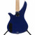 Used Yamaha RBX170 Bass Guitar Blue 4-String View 6