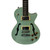 Used Xaviere XV-550 Semi-Hollow Electric Guitar Green 6-String 40009-S000319874 View 2