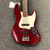 Used Fender STANDARD JAZZ BASS MIM J Type Bass Guitar Red 4-String 40111-S000198736 View 1