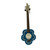 Used Daisy Rock DEBUTANTE FLOWER Electric Guitar Blue 6-String 40009-S000319912 View 1