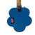 Used Daisy Rock DEBUTANTE FLOWER Electric Guitar Blue 6-String 40009-S000319912 View 9