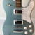 Used Squier PARANORMAL TROUBLEMAKER HH T Type Electric Guitar Blue 6-String 41110-S000074625 View 4