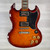 Used Epiphone SG G-400 Deluxe Quilt Top Electric Guitar - Root Beer Burst 40112-S000186100 View 1