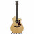 Used Taylor 214CE DLX Solid Top Acoustic Guitar Natural View 3