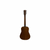 New CORT AD MINI M OP 3/4 DREADNOUGHT ACOUSTIC GUITAR - MAHOGHANY 41126-KAM-ADMINIMOP View 4