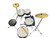 Used Ddrum D1 JUNIOR FULL KIT Drum Shells and Hardware Blue 41134-S000010957 View 3