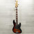 Used Fender American Elite Jazz Bass V Bass Guitar Sunburst 5-String 40015-S000346541 View 4