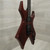 Used Bc Rich Stanger Things Eddies Nj Warlock  Electric Guitar Red   40015-S000334531 View 6