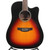 Used Takamine GD51CE-BSB Solid Top Acoustic Guitar Sunburst View 1