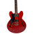 Used 2005 Epiphone Dot Semi-Hollow Electric Guitar (Left Handed) - Cherry Red 40090-S000086766 View 1