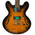 Used Hamer ECHOTONE Semi-Hollow Electric Guitar Tobacco Sunburst 6-String 40009-S000320485 View 3