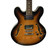 Used Hamer ECHOTONE Semi-Hollow Electric Guitar Tobacco Sunburst 6-String 40009-S000320485 View 2