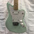 Used Squier MINI JAZZMASTER HH Offset Double Cutaway Electric Guitar Green 6-String 41125-S000043826 View 1