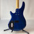 Used Schecter C-4 PLUS Bass Guitar Blue 4-String 41110-S000074781 View 4