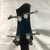 Used BLUE ACOUSTIC BASS Acoustic Bass Guitar Blue 4-String 41125-S000043834 View 9