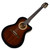 Used Ibanez GA35TCE-DVS Thin Body Classical Acoustic-Electric Guitar - Dark Violin Sunburst 40090-S000086787 View 2