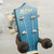 Used Mitchell MU45FBL Ukulele Blue 40015-S000346825 View 4