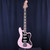 Used Squier BASS VI ELECTRIC BASS GUITAR Bass Guitar Pink 6-String 41140-S000144393 View 2