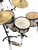 Used Ludwig 4 PC COMPLETE QL POCKET KIT Drum Shells and Hardware Silver/Gray 41136-S000159634 View 4