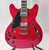 Used GROTE SEMI-HOLLOW LH Semi-Hollow Electric Guitar Red 6-String 40081-S000115943 View 1
