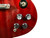 Used Epiphone SG Double Cut Electric Guitar Red 6-String 41136-S000159676 View 2