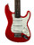 Used Squier MINI S Type Electric Guitar Red 6-String 41136-S000159681 View 3