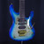 Used CHIBANEZ HSH Modern Metal Electric Guitar Blue 6-String 41140-S000144806 View 1