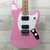 Used Squier Sonic Mustang Offset Double Cutaway Electric Guitar Pink 40051-S000121657 View 1