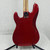 Used Squier AFFINITY P BASS P Type Bass Guitar Red 4-String 40042-S000282609 View 14