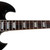 Used Leo Jaymz SG-Style Double Cutaway Electric Guitar - Black 40090-S000086970 View 11