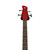 Used Yamaha TRBX304 Bass Guitar Red 4-String View 3