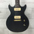 Used Slick DC SL60 Double Cut Electric Guitar Black Relic 40051-S000121756 View 1