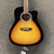 Used Washburn WA90CEV Laminate Top Acoustic Guitar Cherry Sunburst 40111-S000200141 View 9