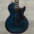 Used Epiphone Les Paul Standard Electric Guitar Quilt Blue 40015-S000347856 View 1